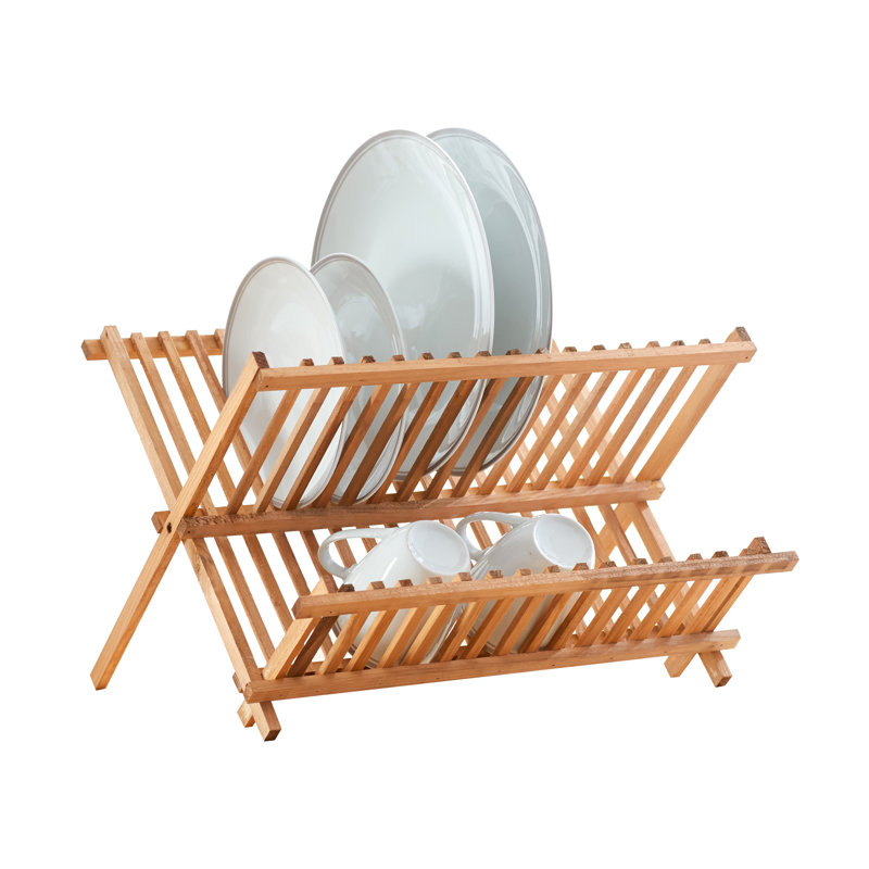 Wayfair Basics™ Wayfair Basics Wooden Dish Rack & Reviews Wayfair